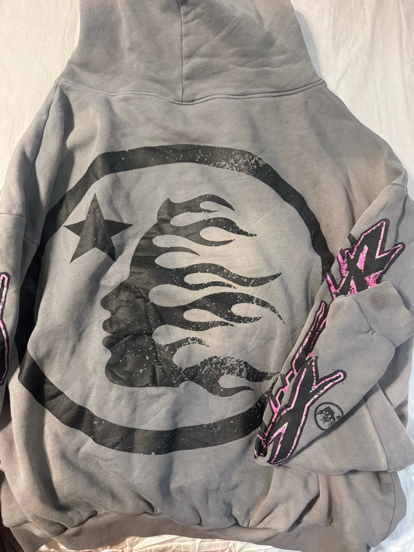 authentic hellstar hoodie Gray Size M - Image 4
