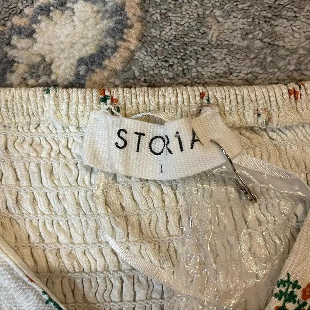 Storia Floral Button-Front Romper - Image 6