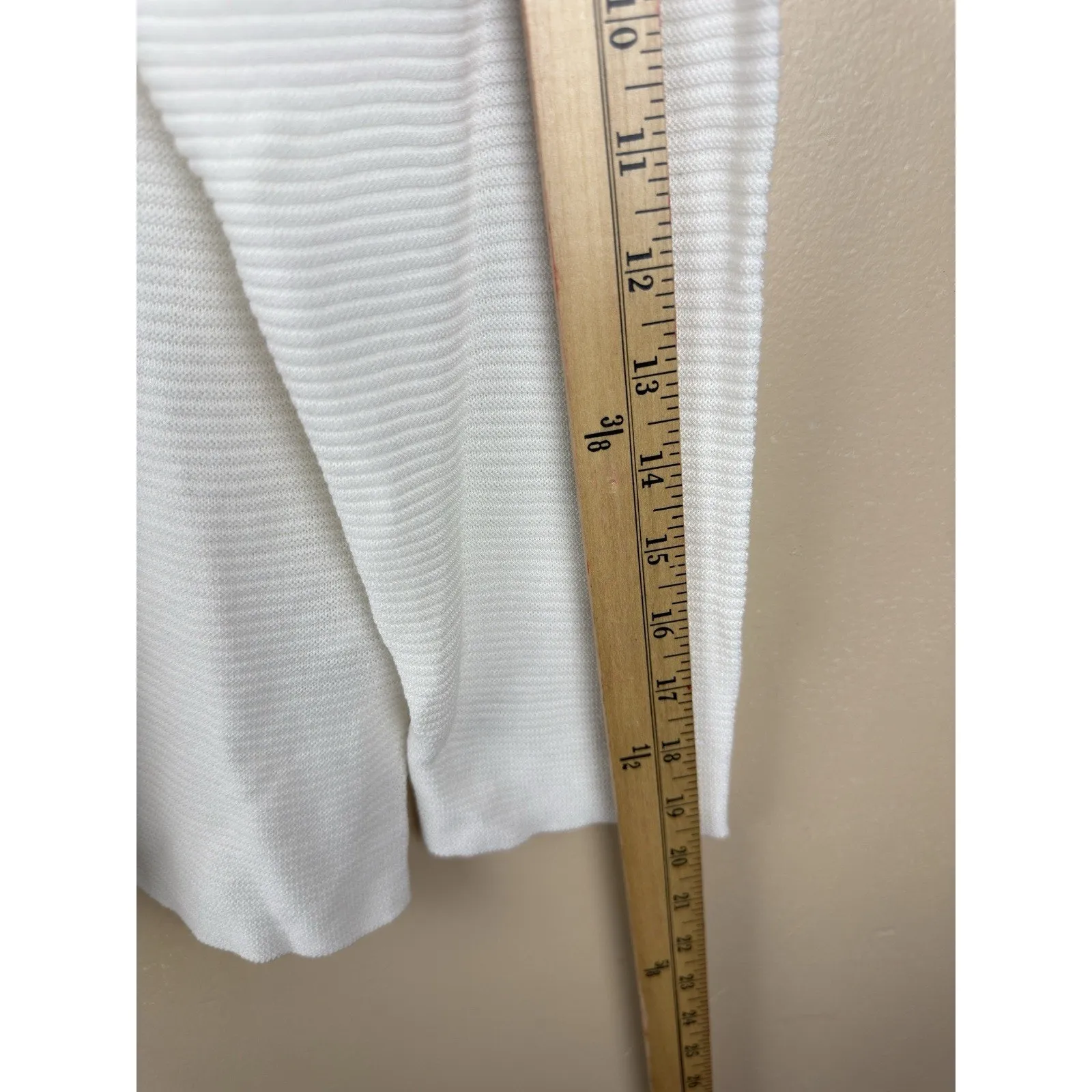 Eileen fisher women’s XL White long sleeve Top 100% Tencel knit blouse shirt - Image 8