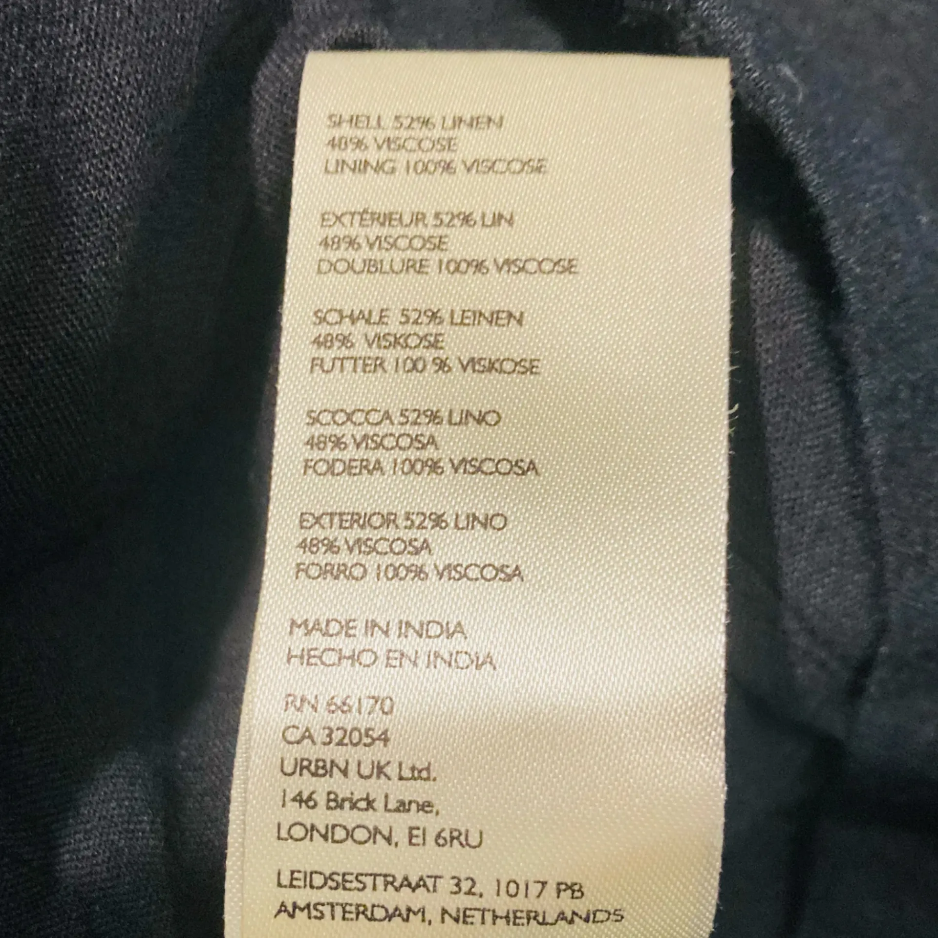 Anthropologie PILCRO black square neck tie back linen blend midi dress. Small - Image 5