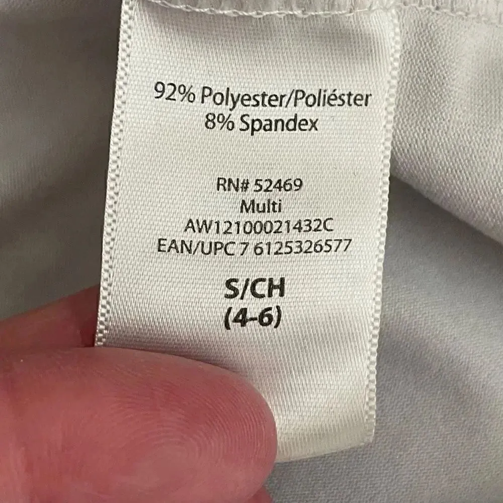 Athletic Works Womens Gray White Camo Sleeveless Racerback Tank Top Size S #1066 - Image 8