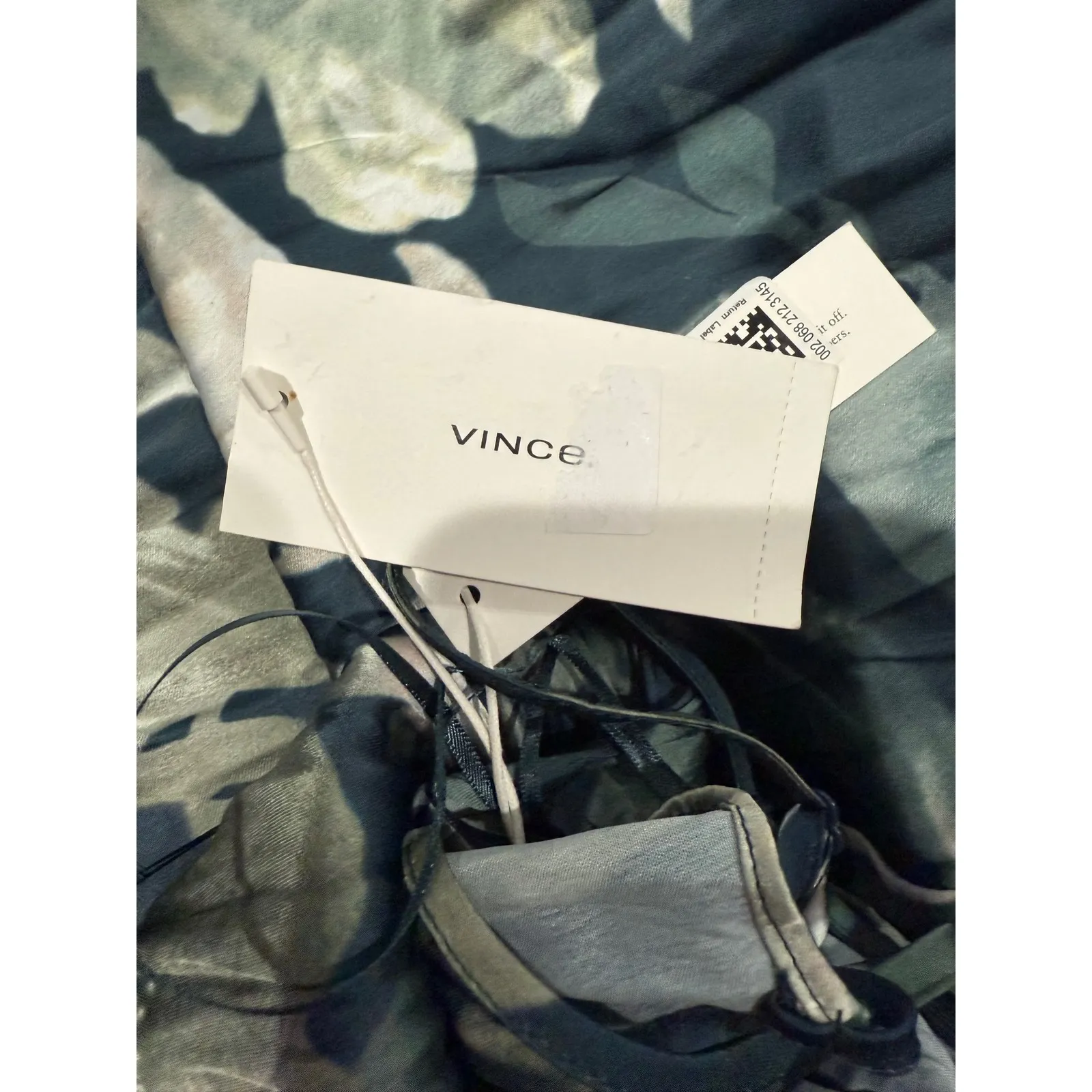 NWT VINCE‎ Shimmer Lake Crushed Cami Midi Dress Sz XXS $445 - Image 5