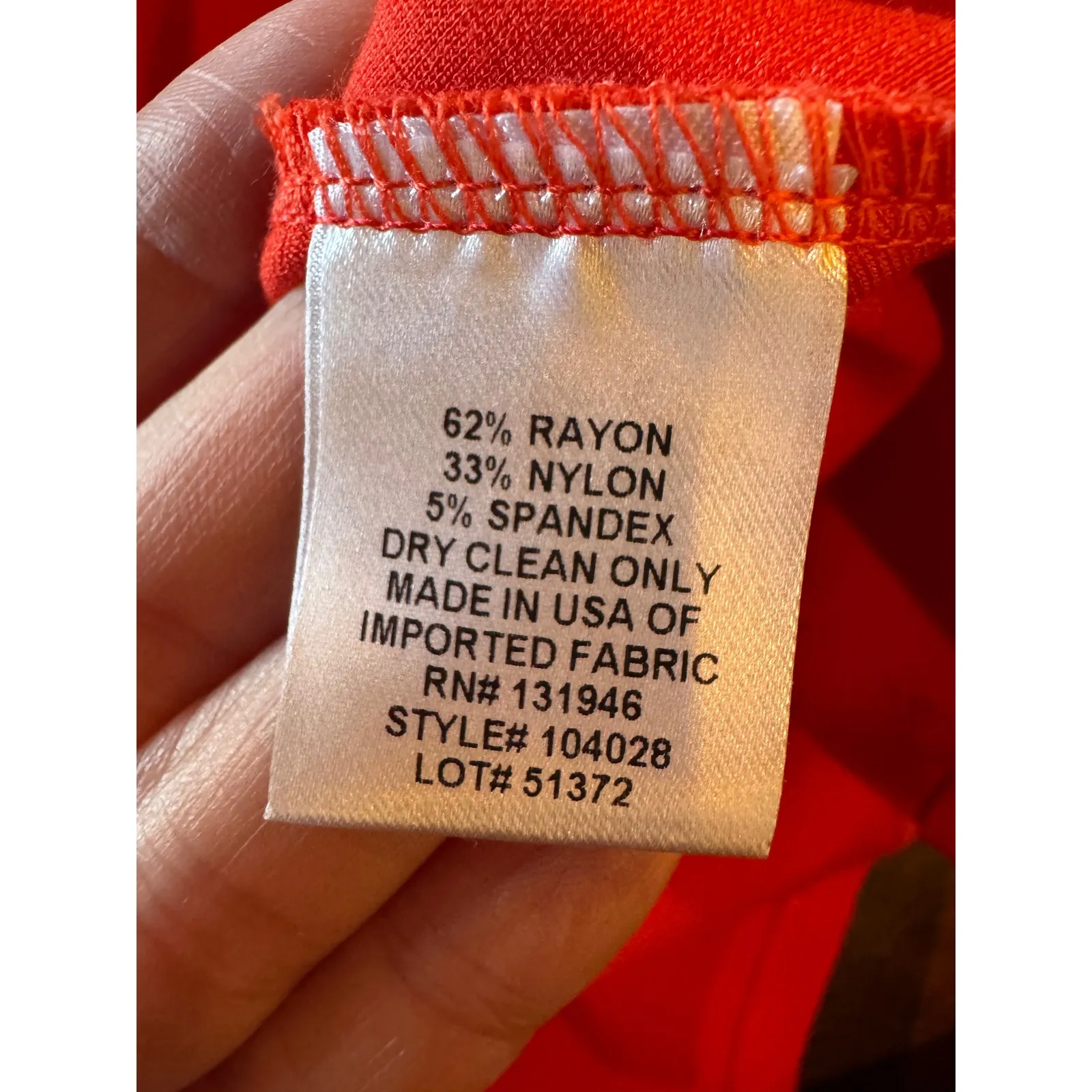 Jude Connally Dress‎ Women Large Orange Tangerine Lara Long Sleeve Mini NWT - Image 9