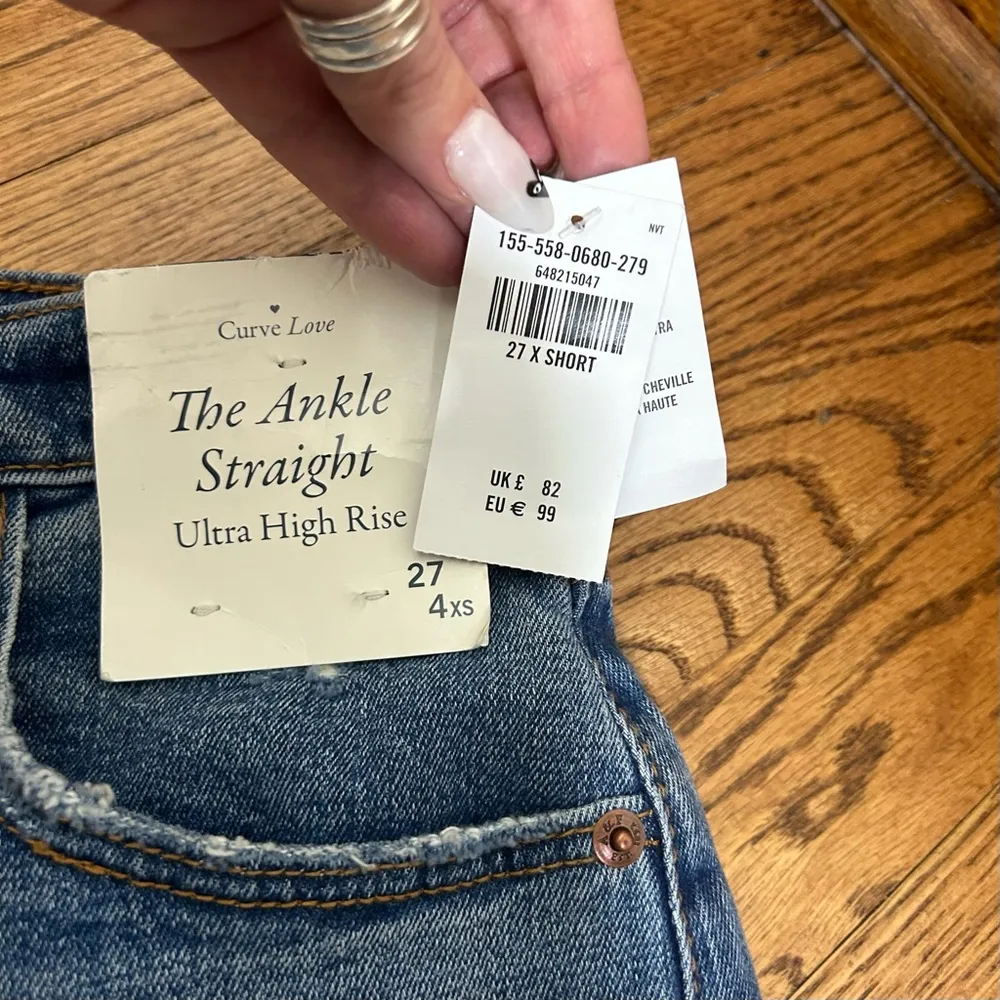Abercrombie & Fitch | The Ankle Straight Ultra High Rise  Jeans Size 27 NWT - Image 4