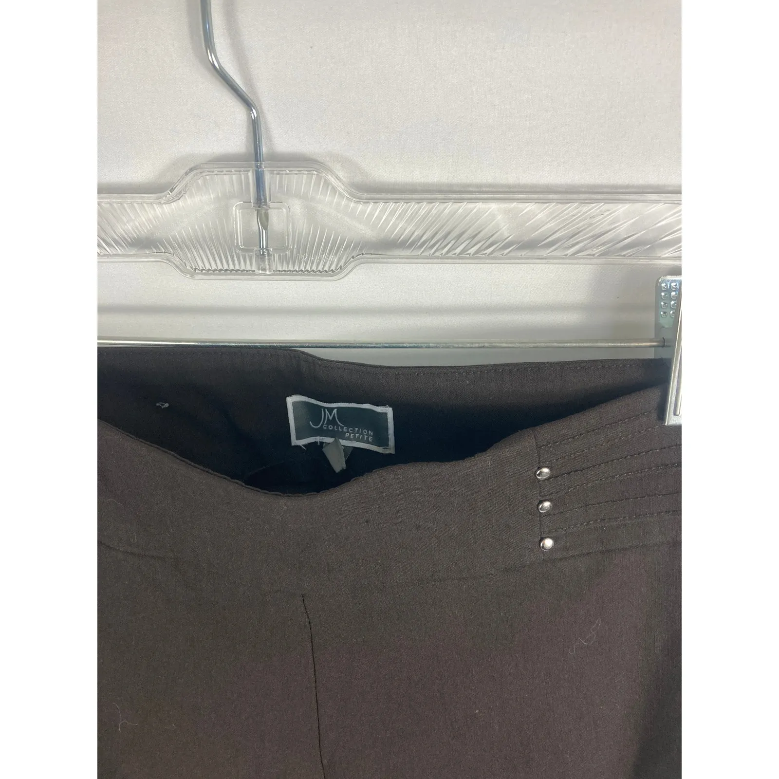 JM Collection Pull On Skinny Leg Pant Brown Size PS - Image 2
