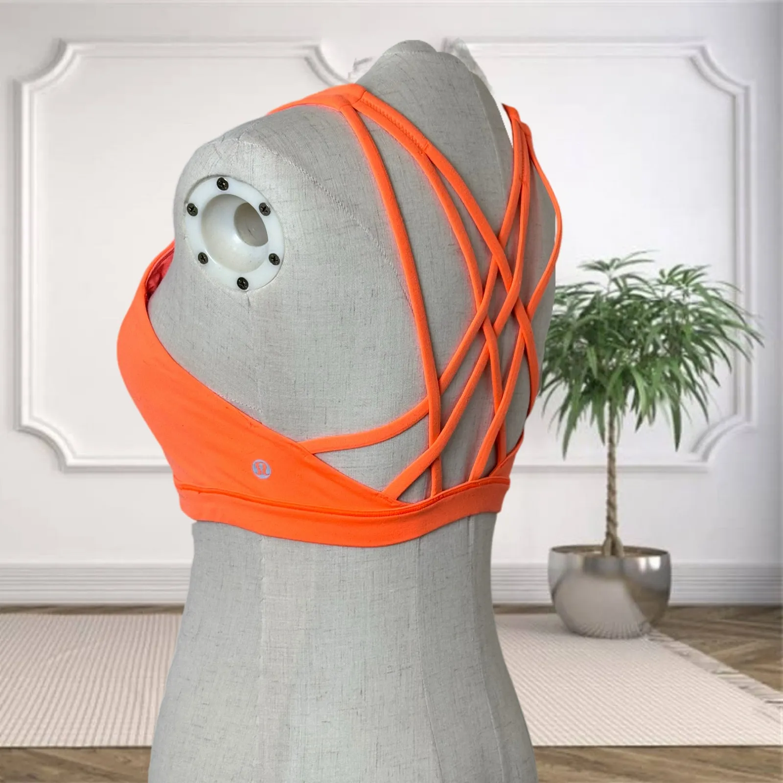 🍊 Lululemon Free To Be Serene Bra – Light Support for C/D Cup, Highlight Orange Size M - Image 2