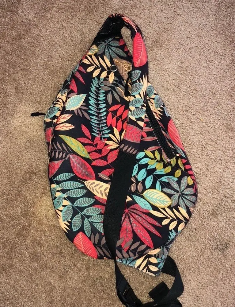 Tropical floral, cross, body bag, travel, bag, small travel bag carry bag purse - Image 6