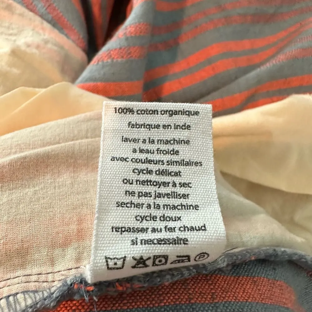 Ace & Jig Ronnie Organic Cotton Midi Dress Size Small Sundown - Image 7