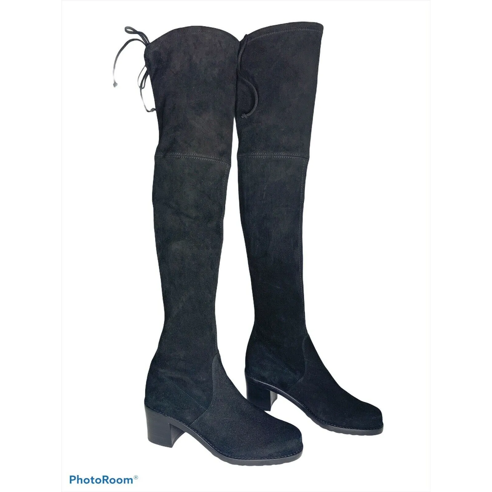 Stuart Weitzman Darla over the knee‎ boot black NEW - Image 2
