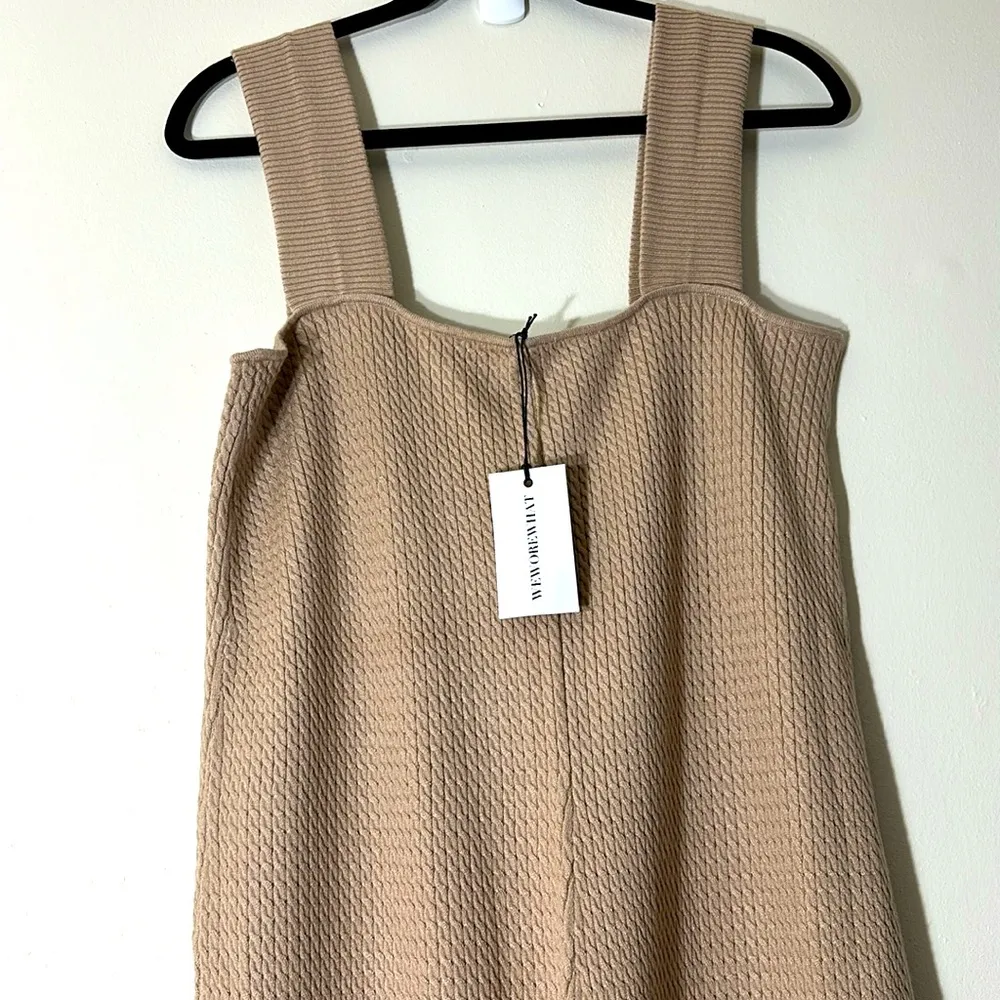 Weworewhat Wide Leg Cable Knit Jumpsuit size M NWT - Image 7