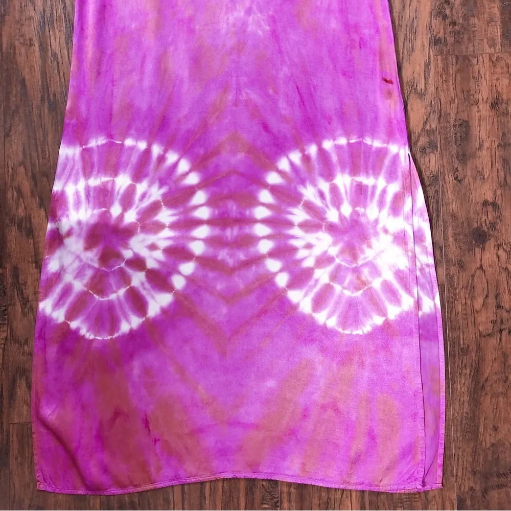 Young Fabulous & Broke • Copal Tank Dress sleeveless maxi tie dye Orchid Spin - Image 6