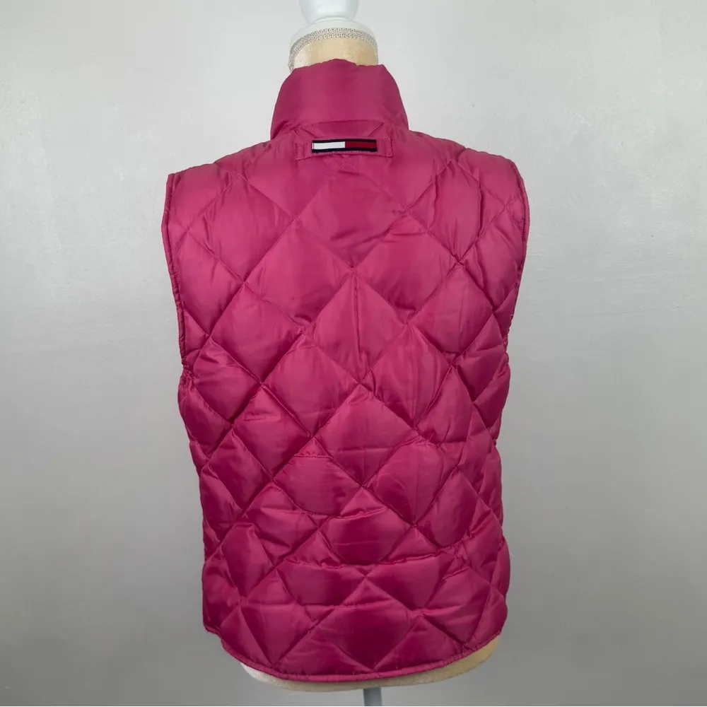 Tommy Hilfiger | Quilted Pink Puffer Vest - Image 3
