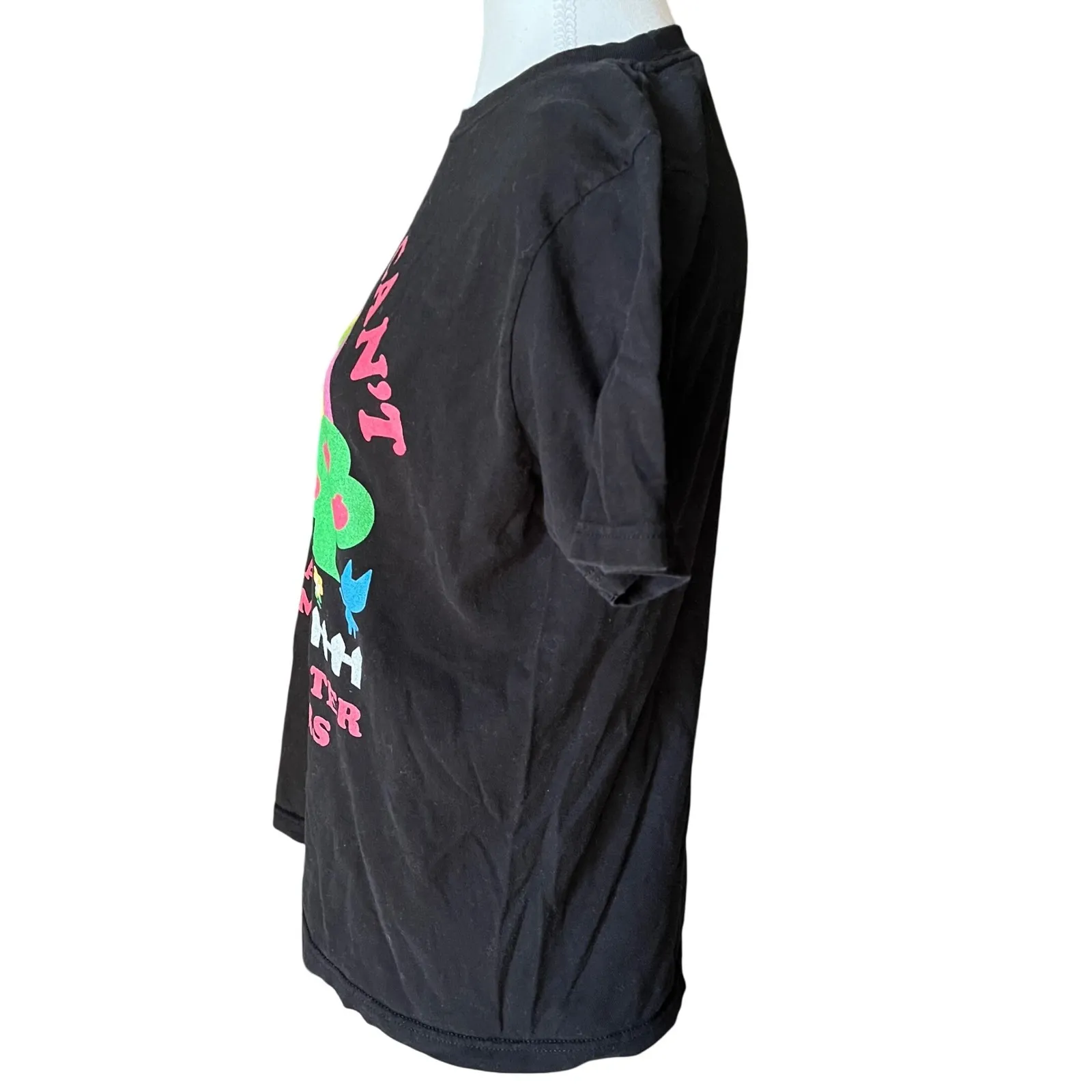 Nintendo Animal‎ Crossing Graphic T-Shirt Sorry I Can't Black Tee - Image 2