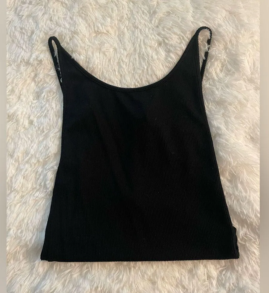 pacsun la hearts black ribbed bodysuit - Image 2