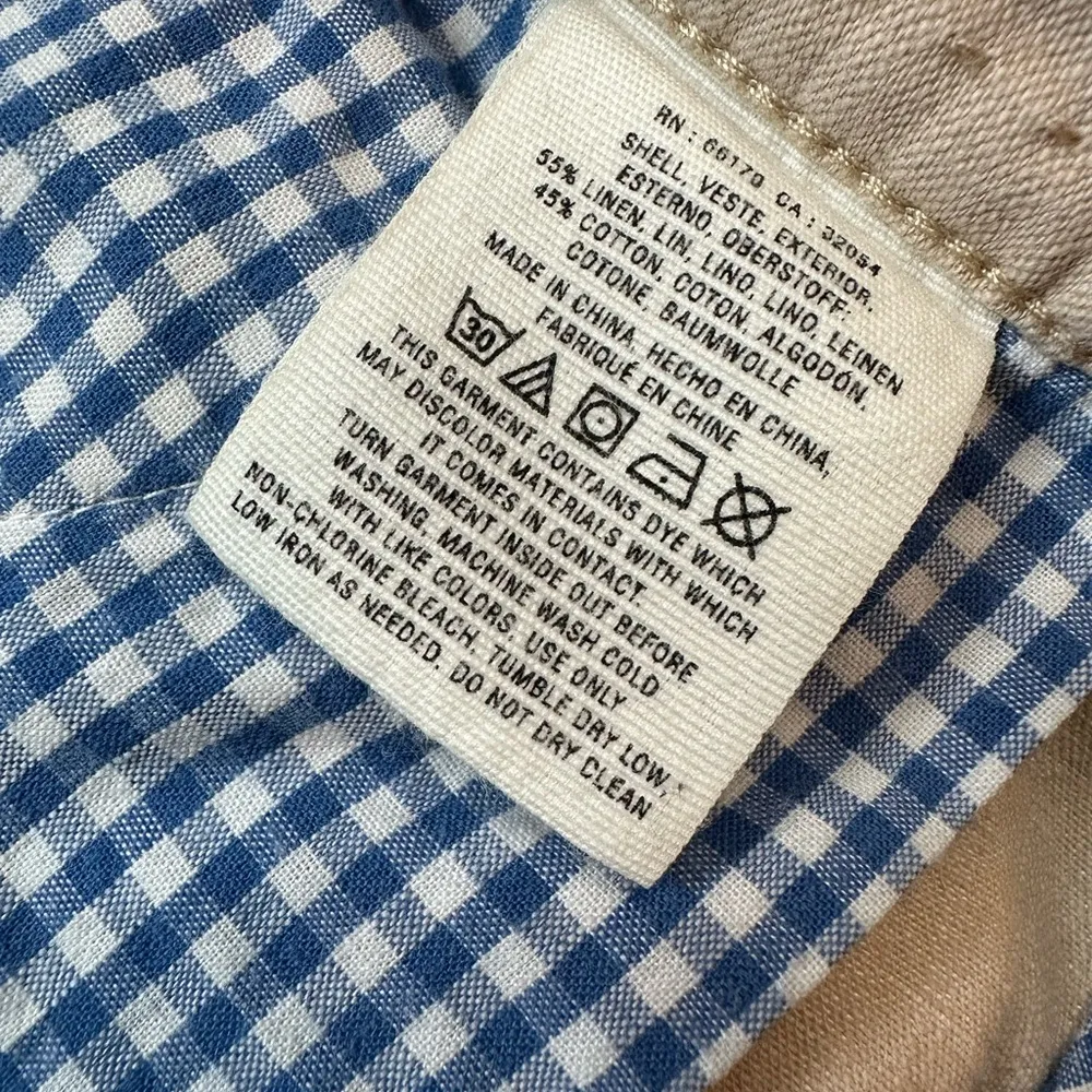 Pilcro Anthropologie Hyphen Fit Linen Cotton Pants Size 27 - Image 4