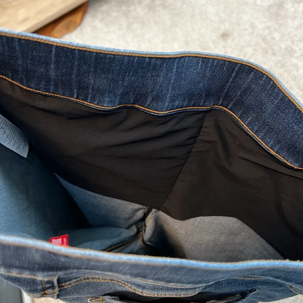 Spanx Pull On Mid-Rise Distressed Jean Raw Hem Jegging, Medium - Image 12