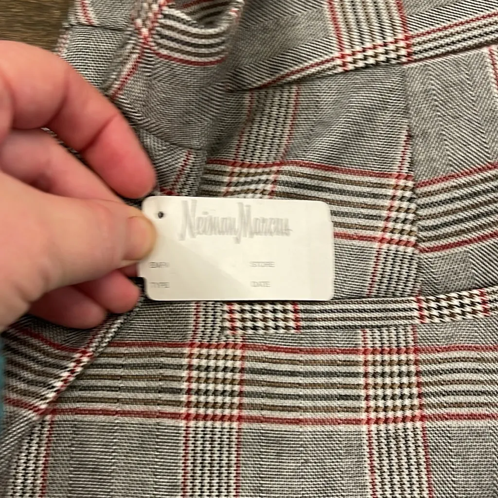 Walter Baker Delpia Plaid Cropped Pants Straight Leg Pants w/ Tags. Size 8 - Image 9