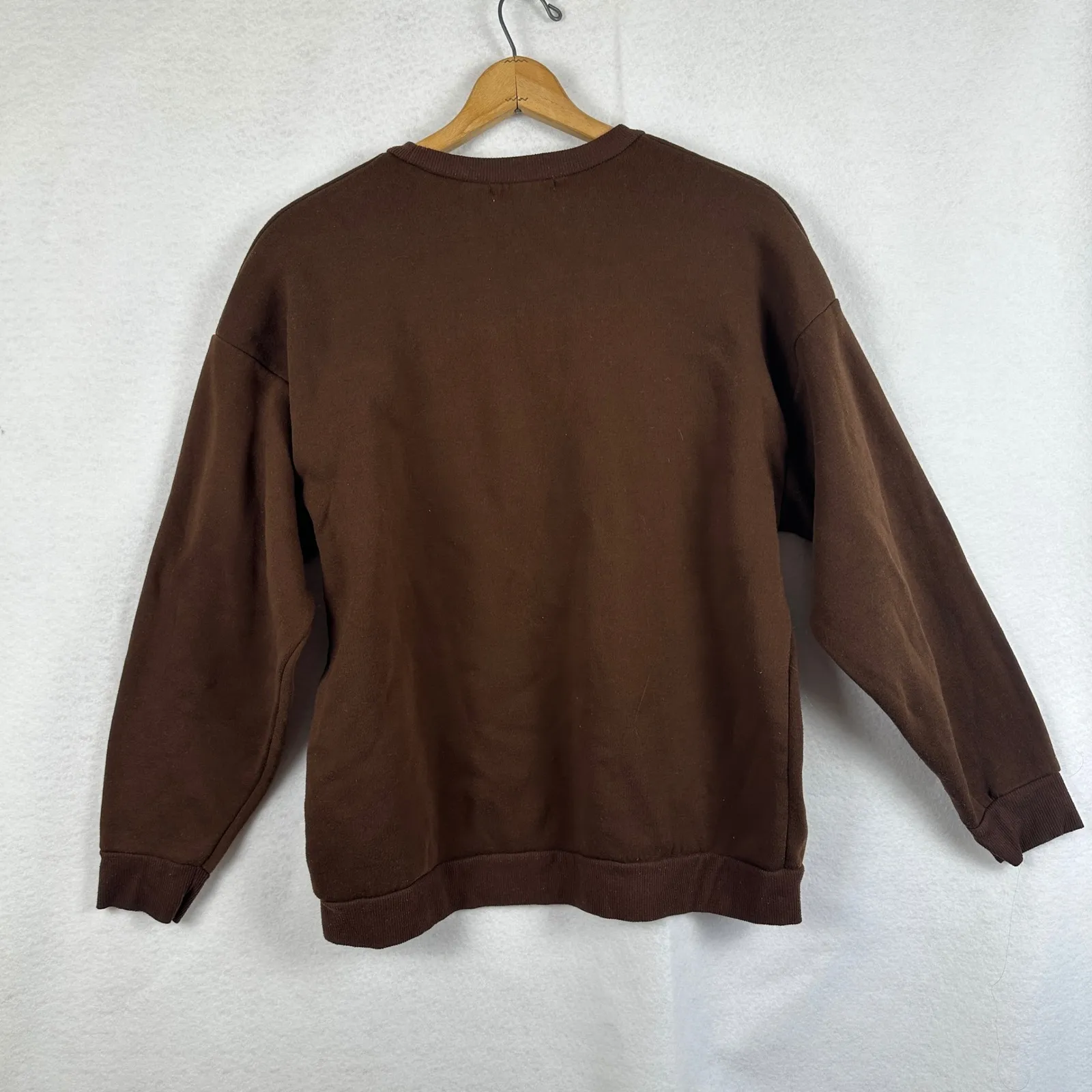 Buch and Stone New York 1996‎ Legendary Vibes Brown Sweatshirt Crewneck Women L Size L - Image 7
