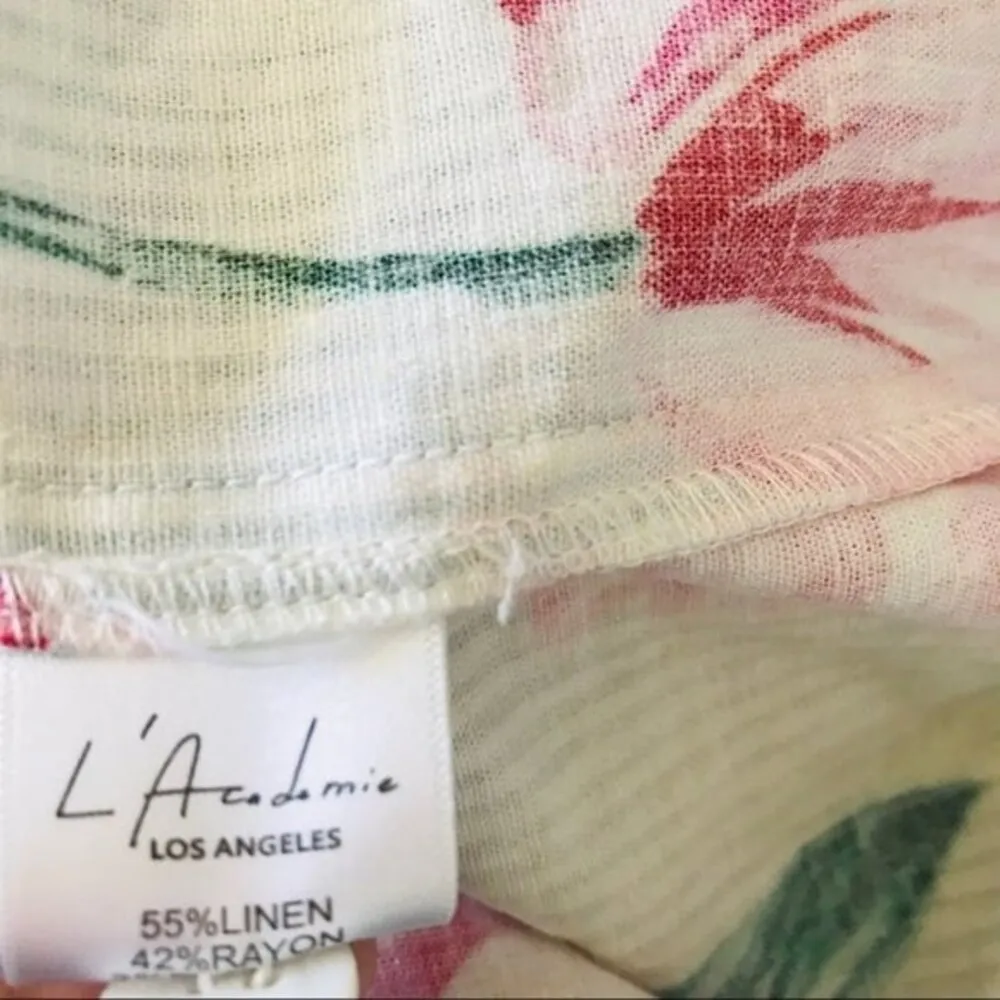 L'Academie X Revolve The Callao Midi Dress Mint Tulip Floral size S‎ - Image 7