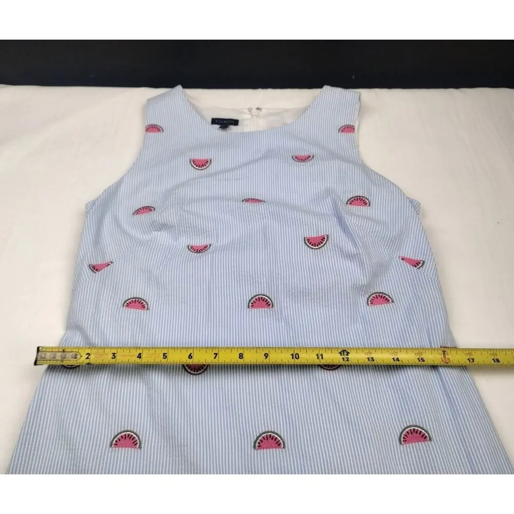 Talbots Women's Blue Shift Dress/Knee Length Sz 2 SKU 3969 - Image 7