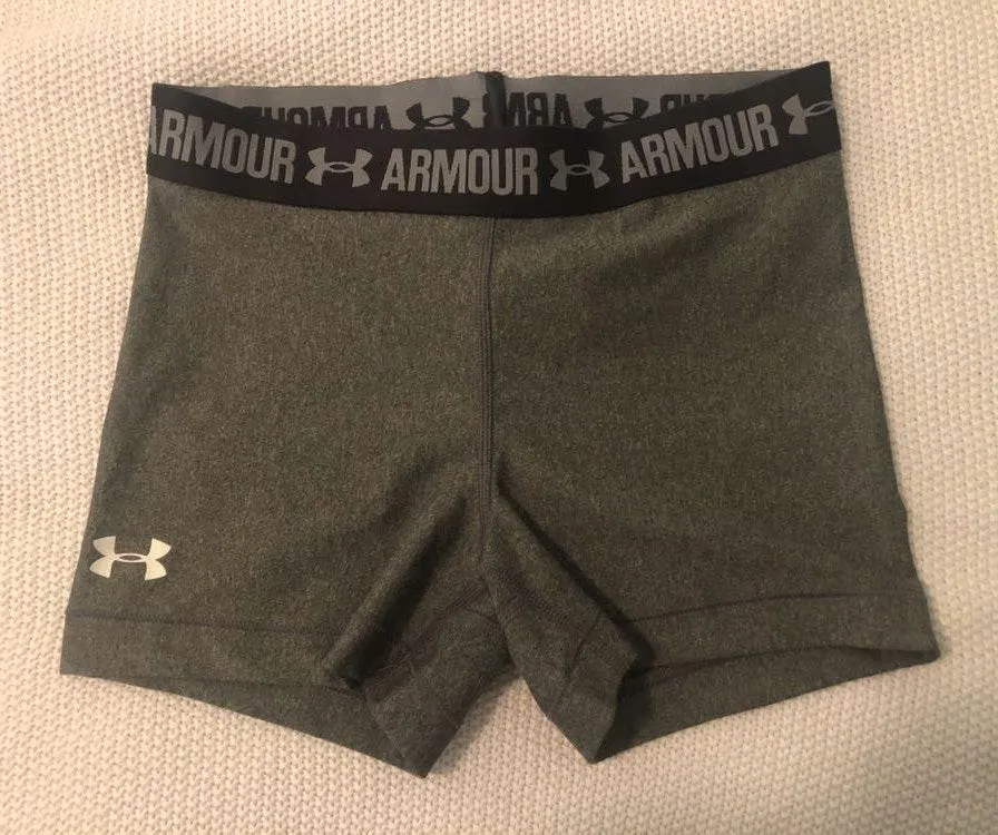 Under Armour Grey ‘Shorty’ Compression Shorts/Spandex  - Image 2
