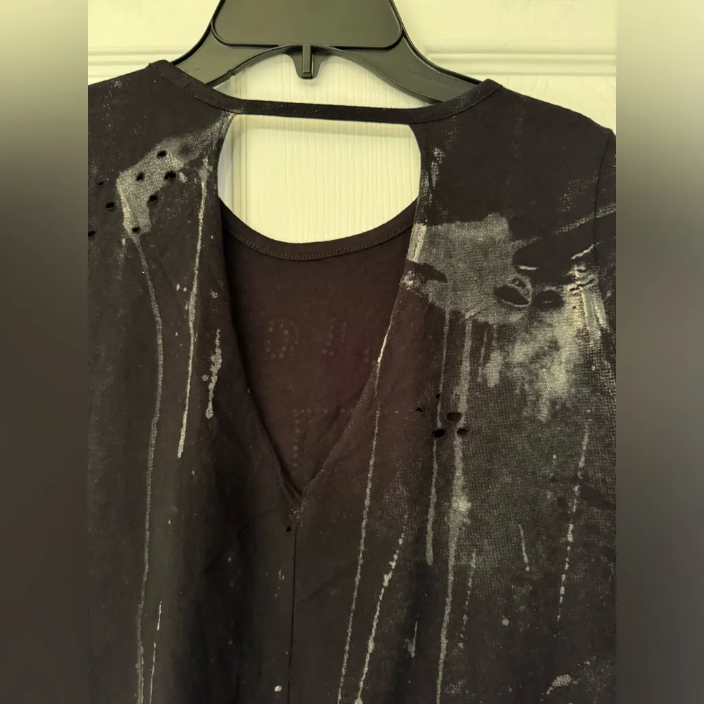 Affliction Texas Forever Independent Women’s Black T Shirt Size Small - Image 11