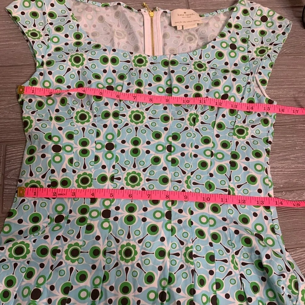 Kate Spade Florence Broadhurst atomic solar dress sz 4 - Image 4