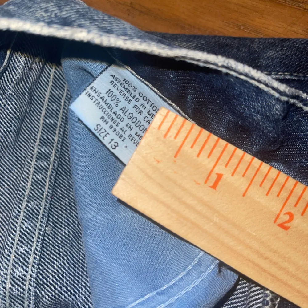 Vintage 90s LEI denim blue jeans size 13 EUC - Image 3