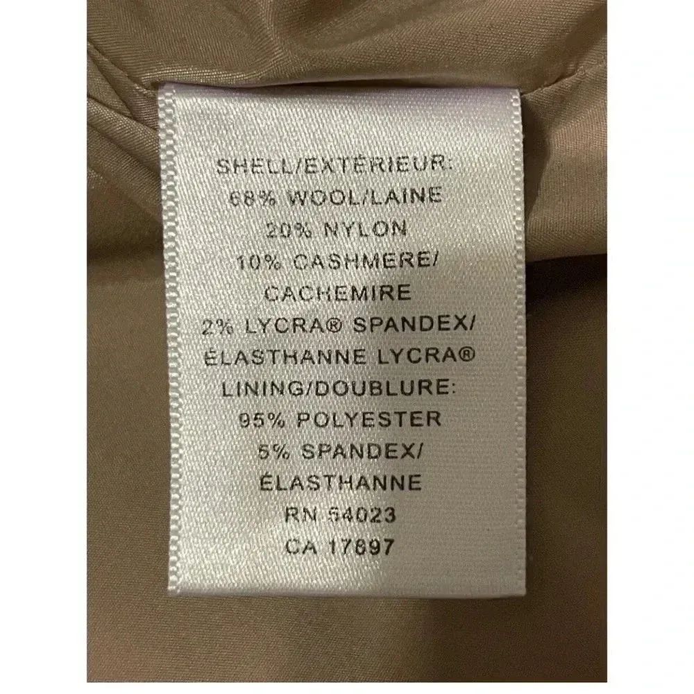 Banana Republic Y2K Beige Tan Wool & Cashmere Blend Mini Skirt Size 6 Small S - Image 7