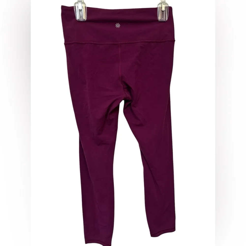 Athleta Dark Pink Elation 7/8 athletic leggings - Image 2