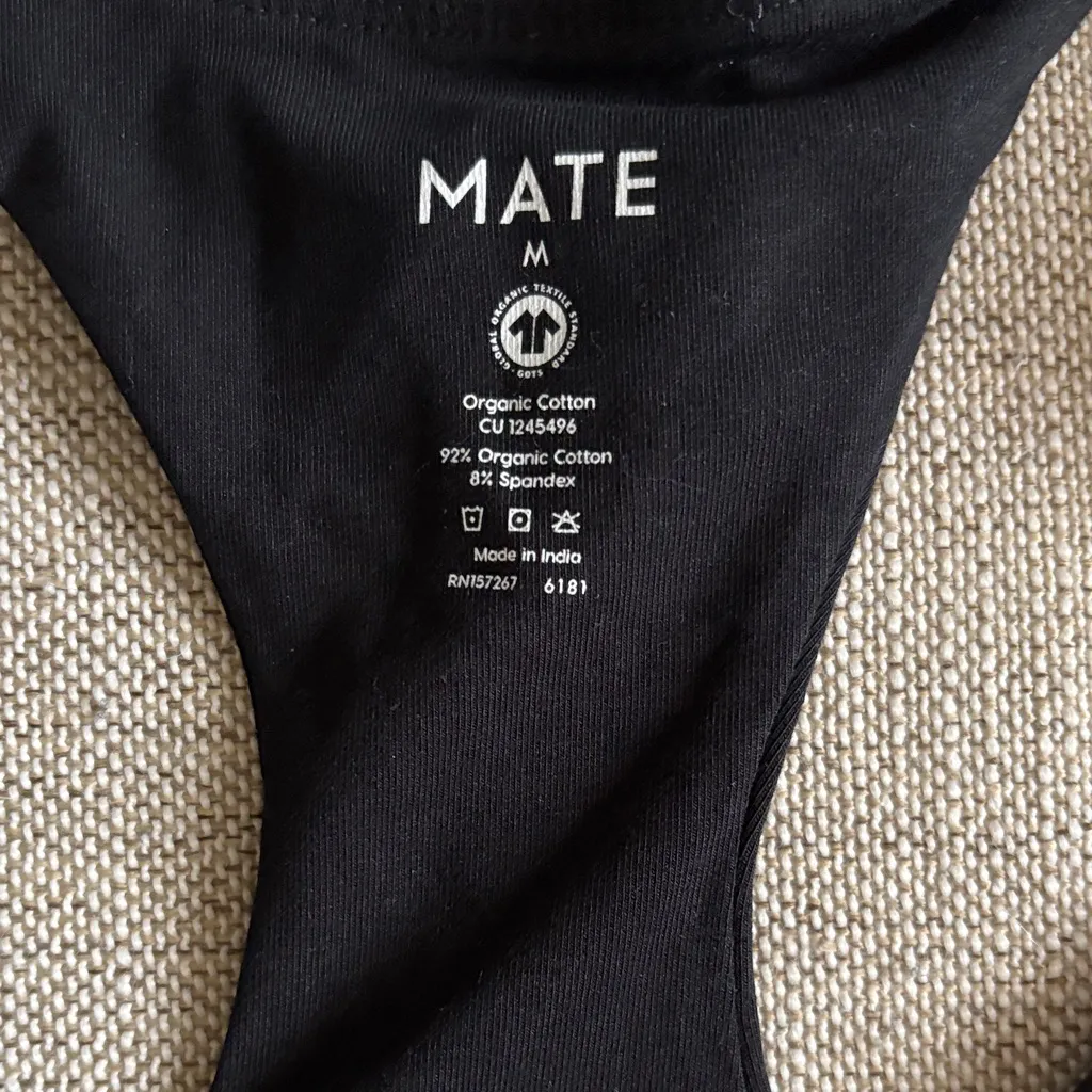 MATE The Label Organic Stretch V-Neck Bra - Image 5