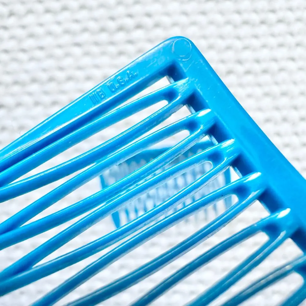 Goody Light Blue Vintage USA Side Hair Comb Barrettes Set of 2 One Pair - Image 6