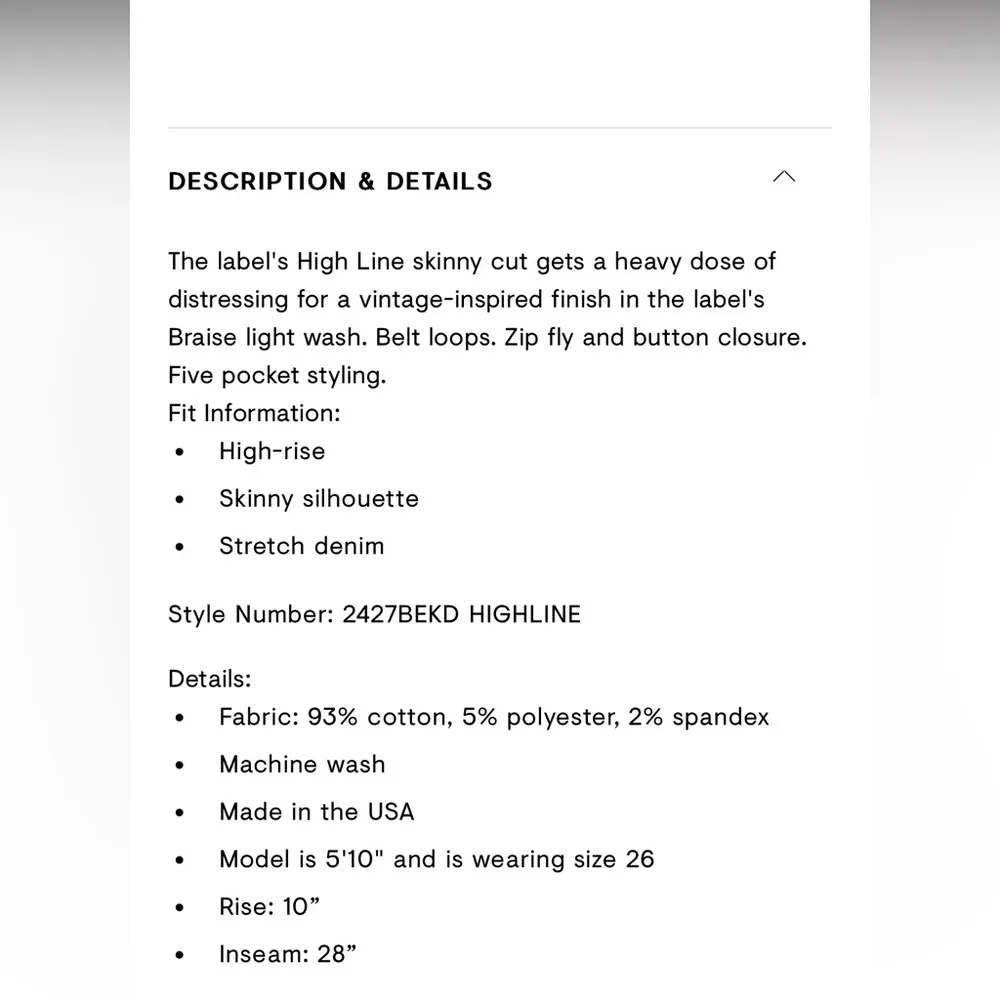 L’AGENCE High Line High Rise jeans in Classic Brasie - Image 8