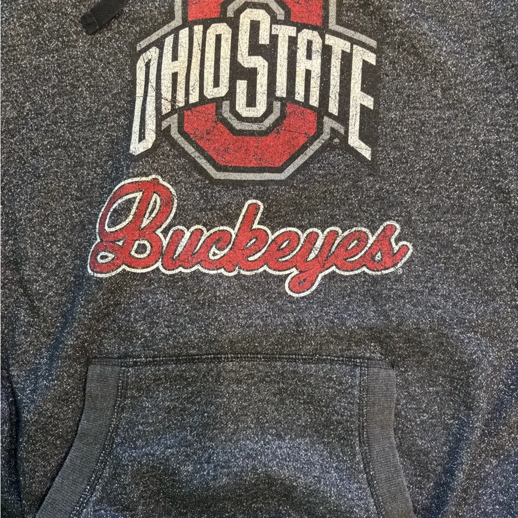 Ohio State Buckeyes Womens Black Hoodie - Image 3