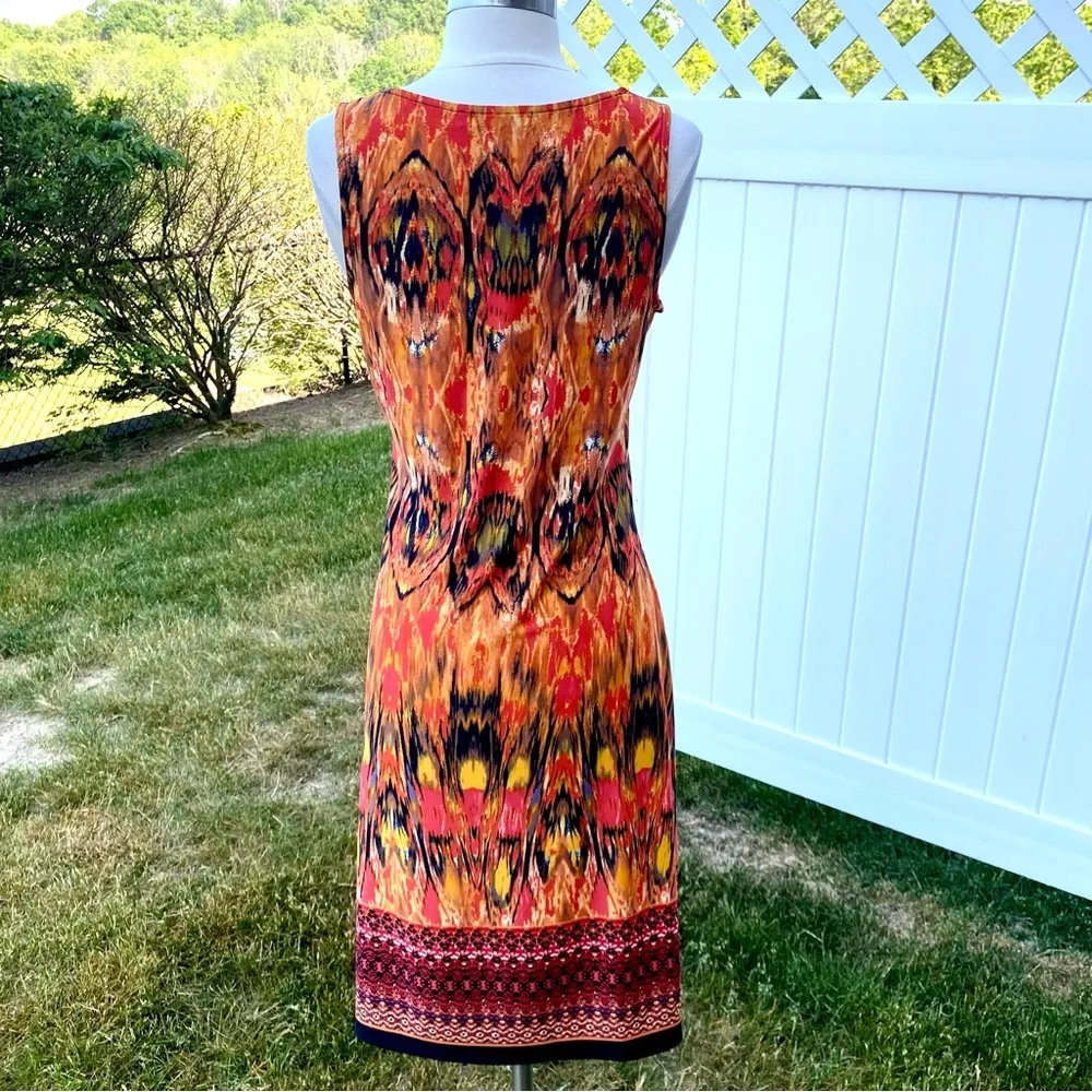 Notations Dress Sleeveless V Neck Maxi Women’s Small - Image 6