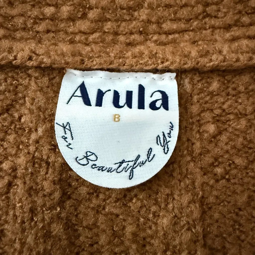 Arula Brown Cropped Cardigan 🤎 Size undefined - Image 3