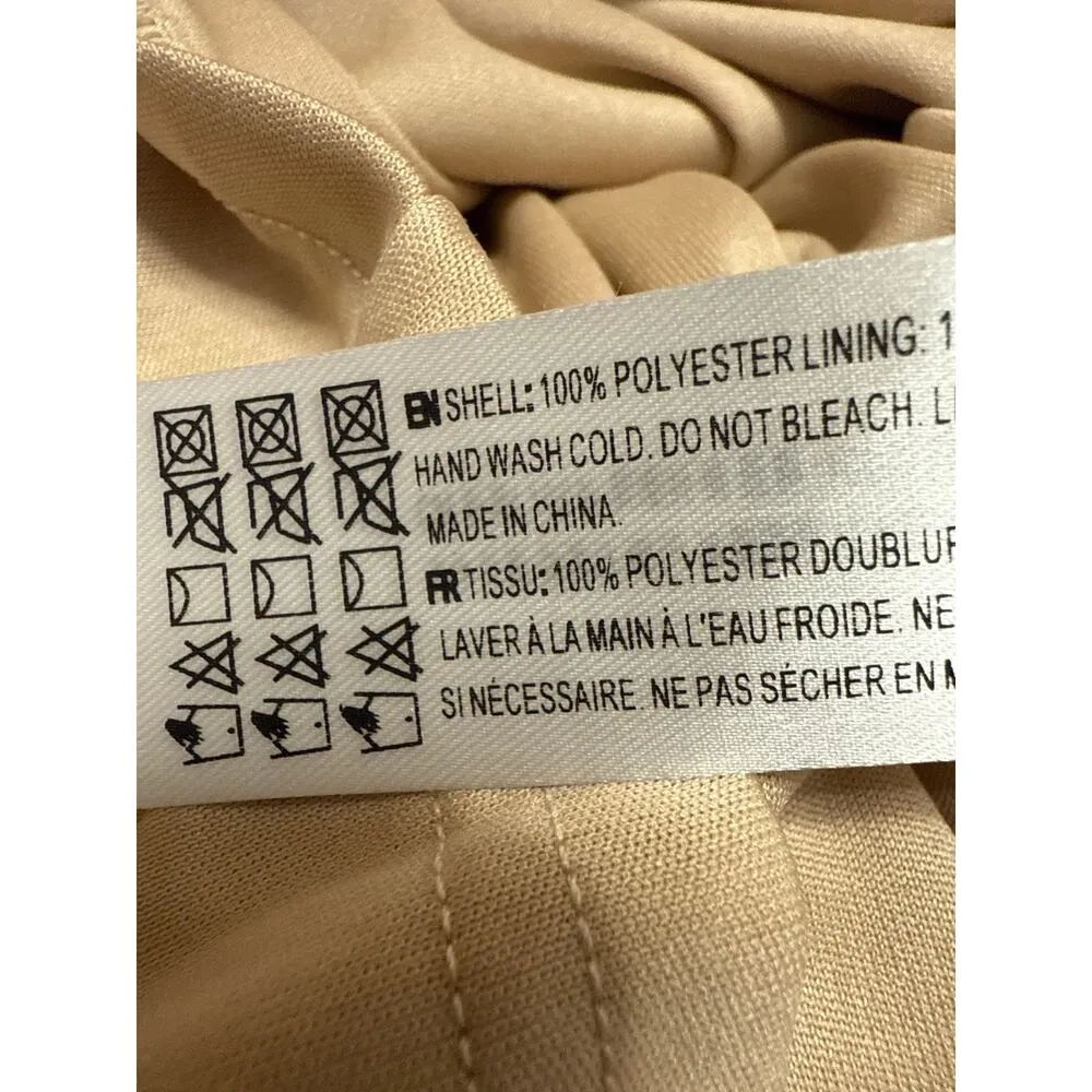 Anthropologie En Saison Multicolor Striped Abstract Sleeveless Blouson Dress M - Image 6