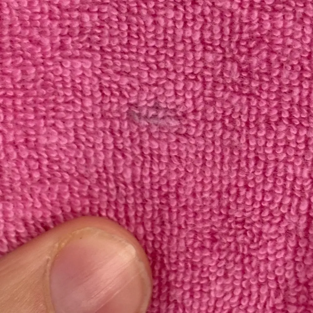 Lilly Pulitzer Women's Full Zip Hoodie Jacket Pink Terry Cloth Size small - Image 9