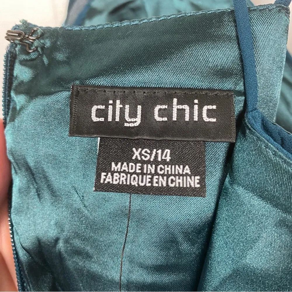City Chic Emerald Green Entwine Maxi Dress Sz.XS(14) NWT - Image 8