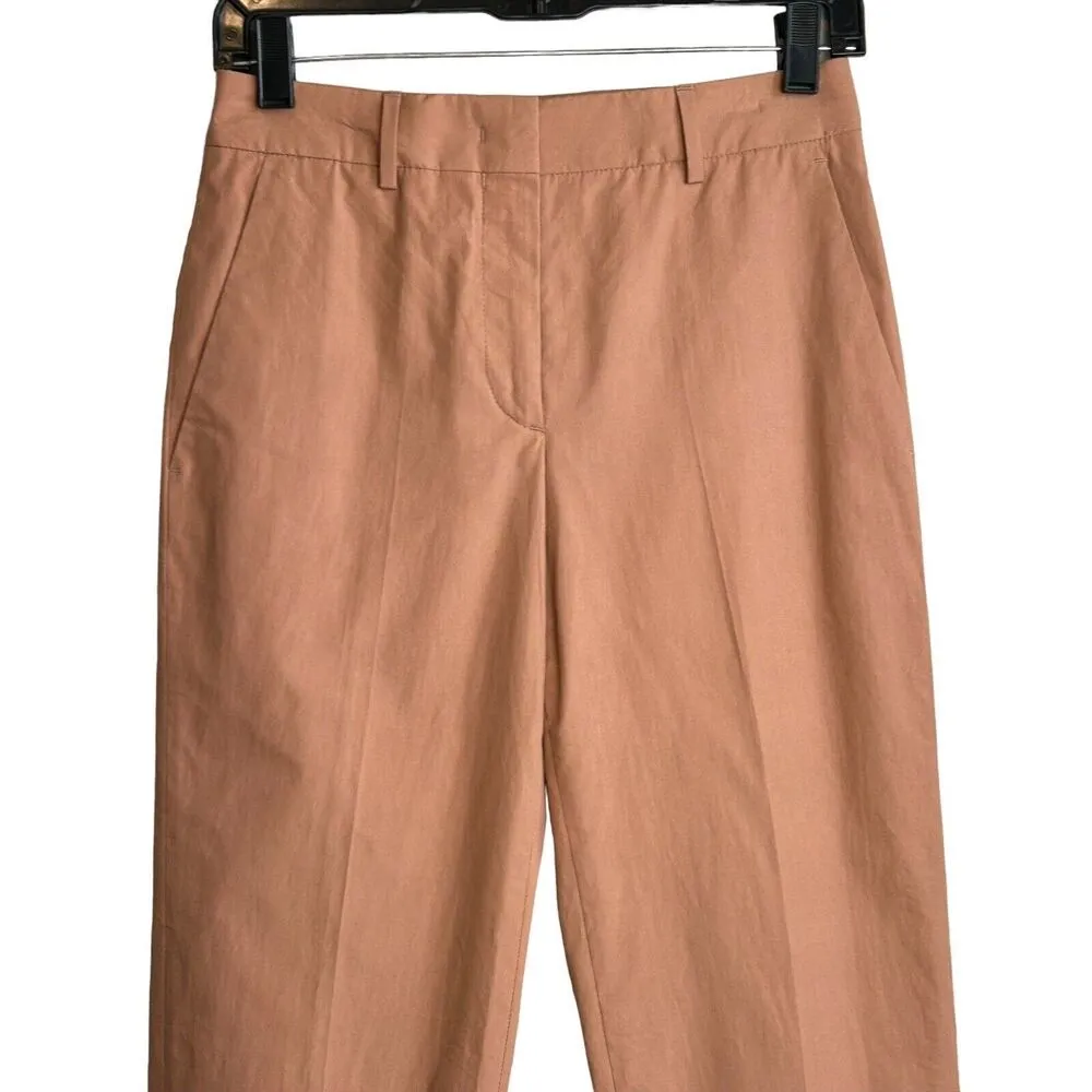 PAUL SMITH PAMTS WOMENS 36 IT / 0 US Trousers Brown Tapered Leg NEW - Image 2
