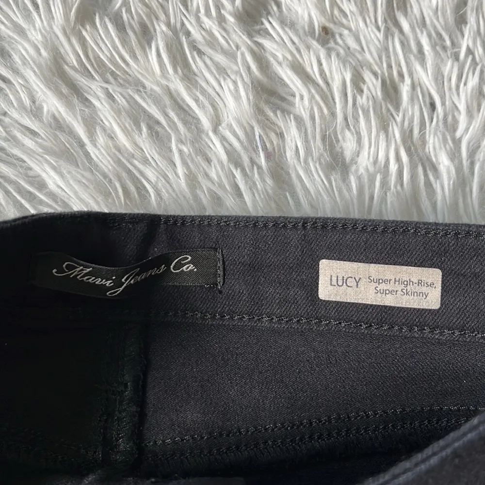 Mavi Jeans Co. Lucy High rise Super skinny Jeans star print black size 27 Nwt - Image 3