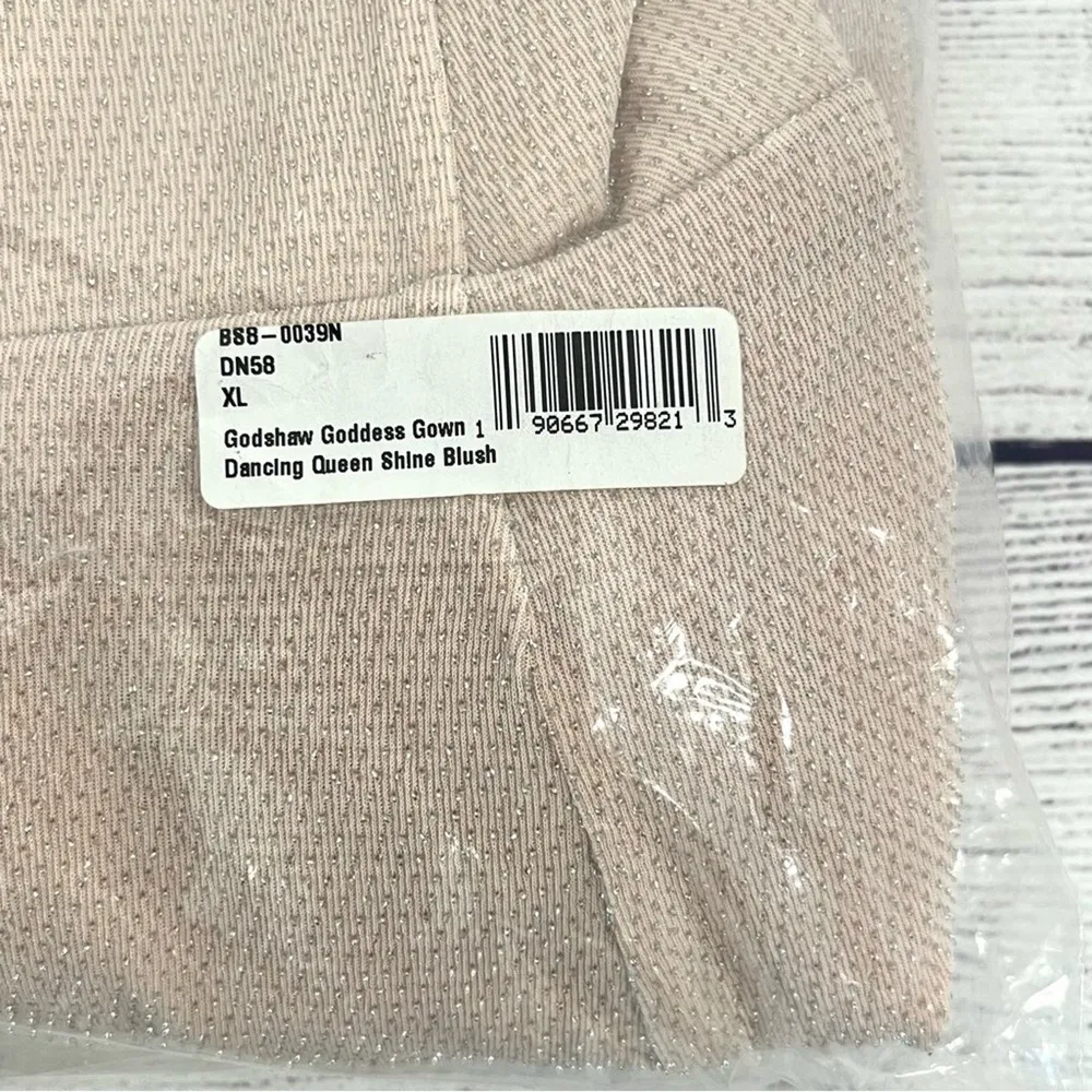 Show Me Your MuMu Godshaw Goddess Gown Dress Dancing Queen Shine Blush Size XL - Image 8