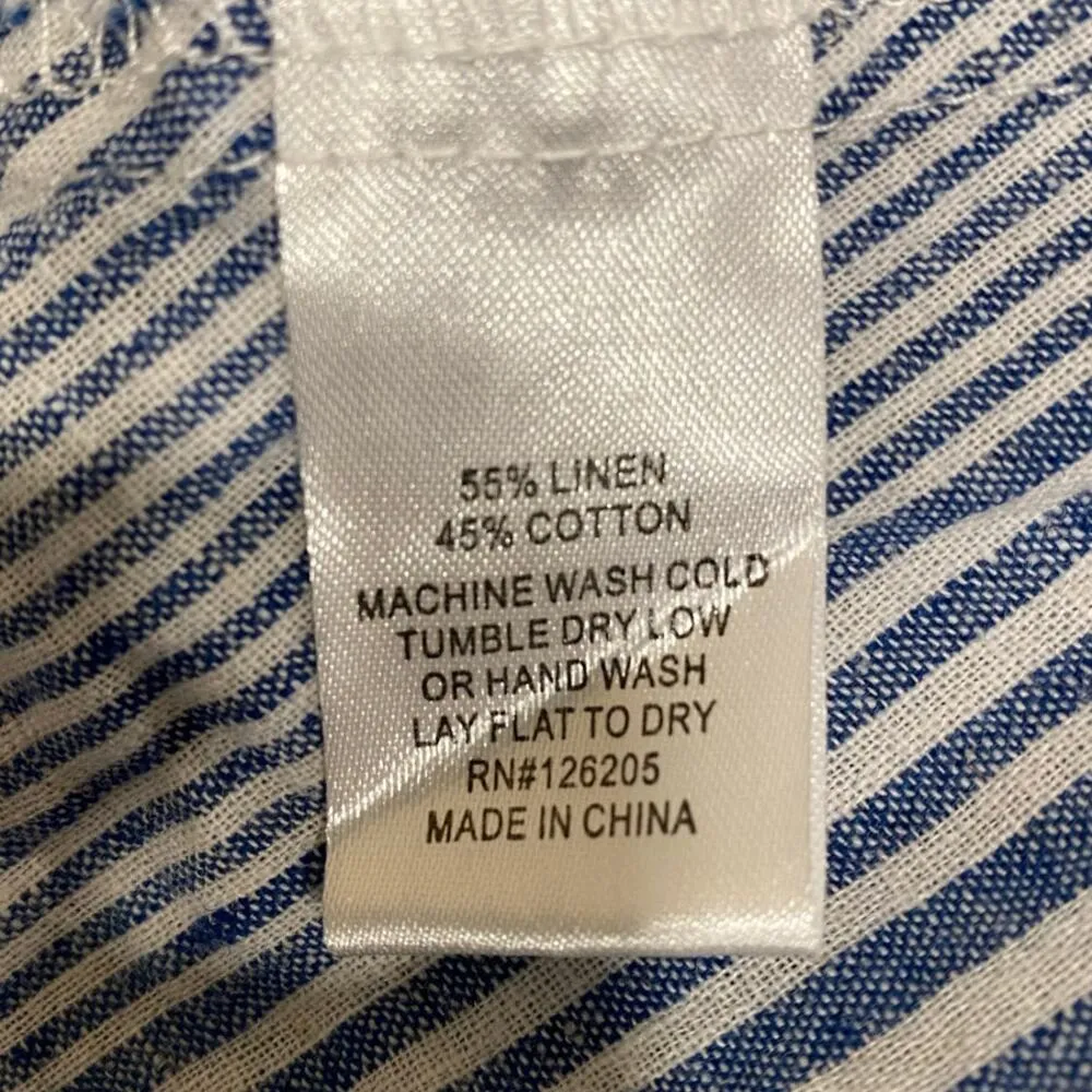 4OUR Dreamers Hi Low Hem Striped Tie - Image 8