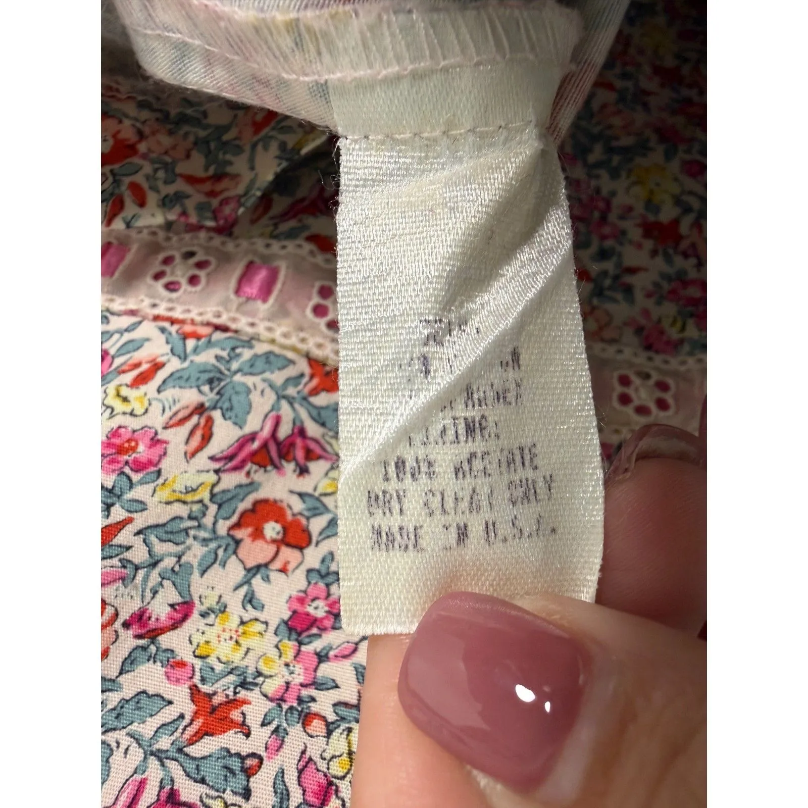 Nanette Lepore Babydoll Floral Mini Dress Tagged 12 Petite fits like a 4 - 6 - Image 2