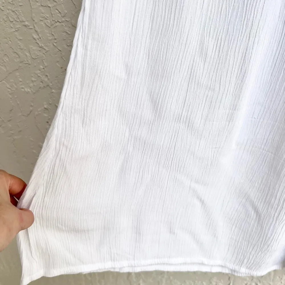 Tularosa Ava pants wide leg white cotton gauze size XS - Image 4