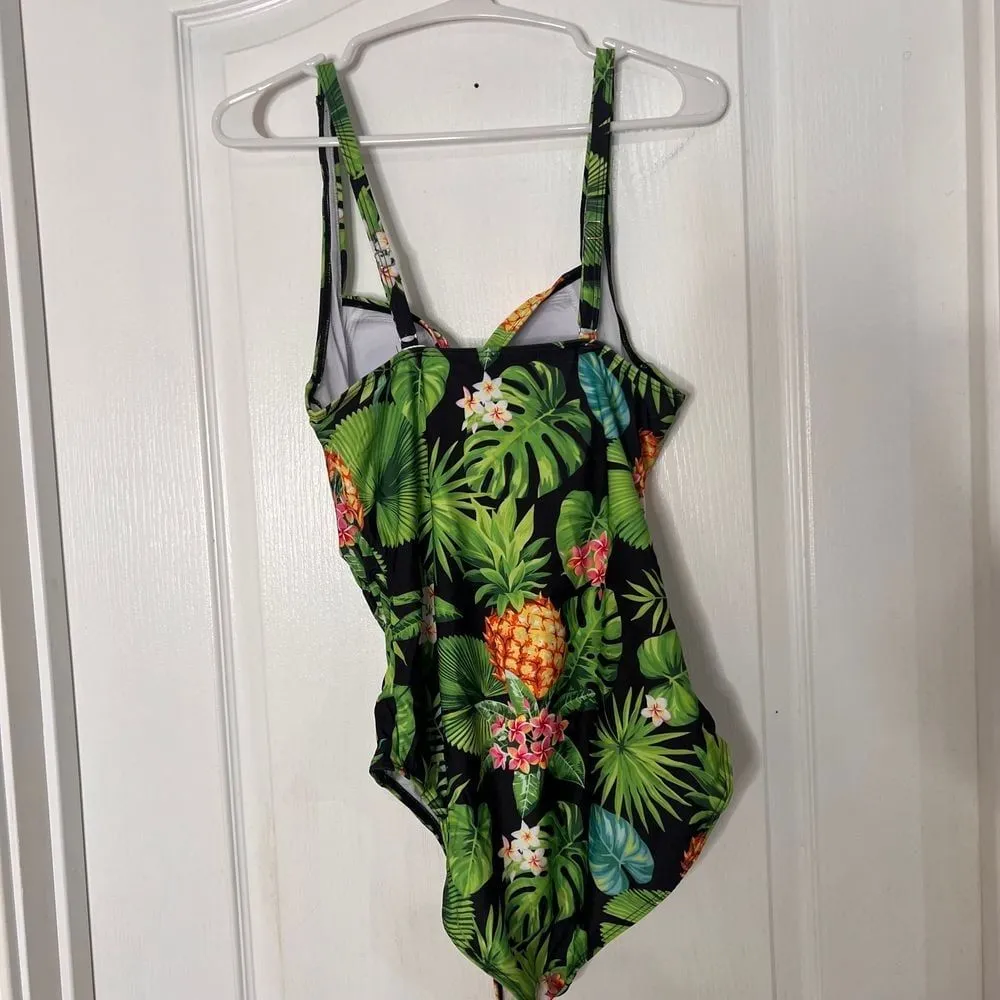 Ekouaer Tropical Pineapple Print One - Image 7