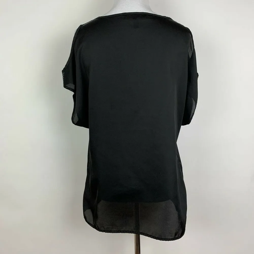 Jessica Simpson Embellished Cold Shoulder Top - Image 4