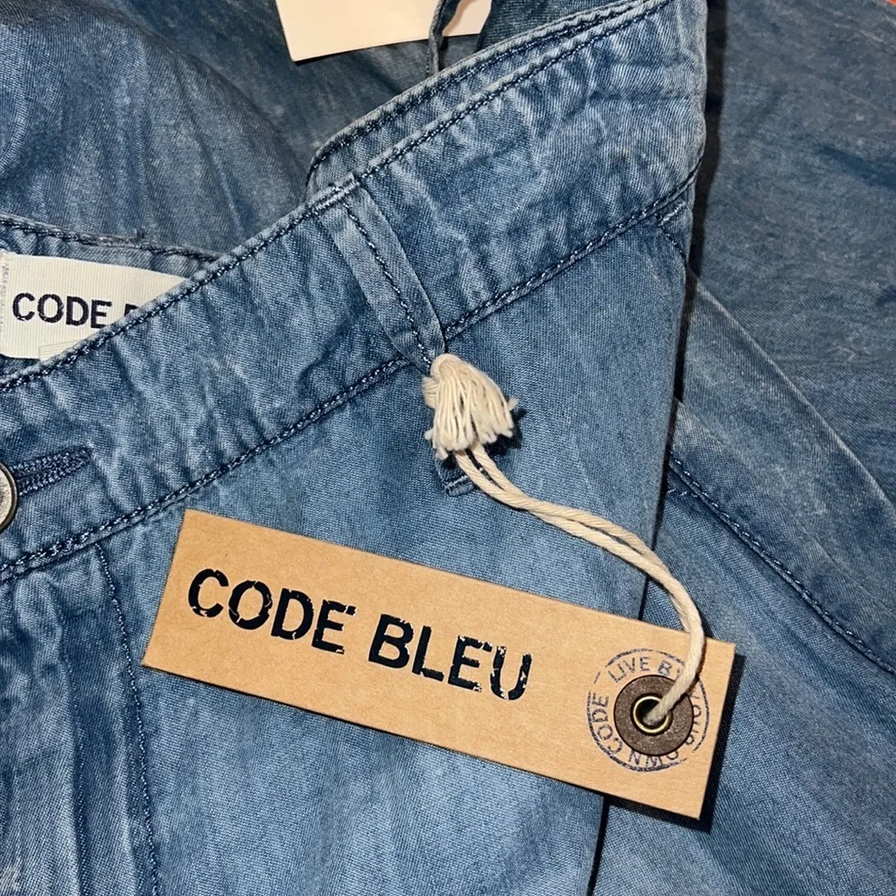 CODE BLEU 10/29 regular St Lucia wash Sienna zip button closure missy average Blue - Image 7