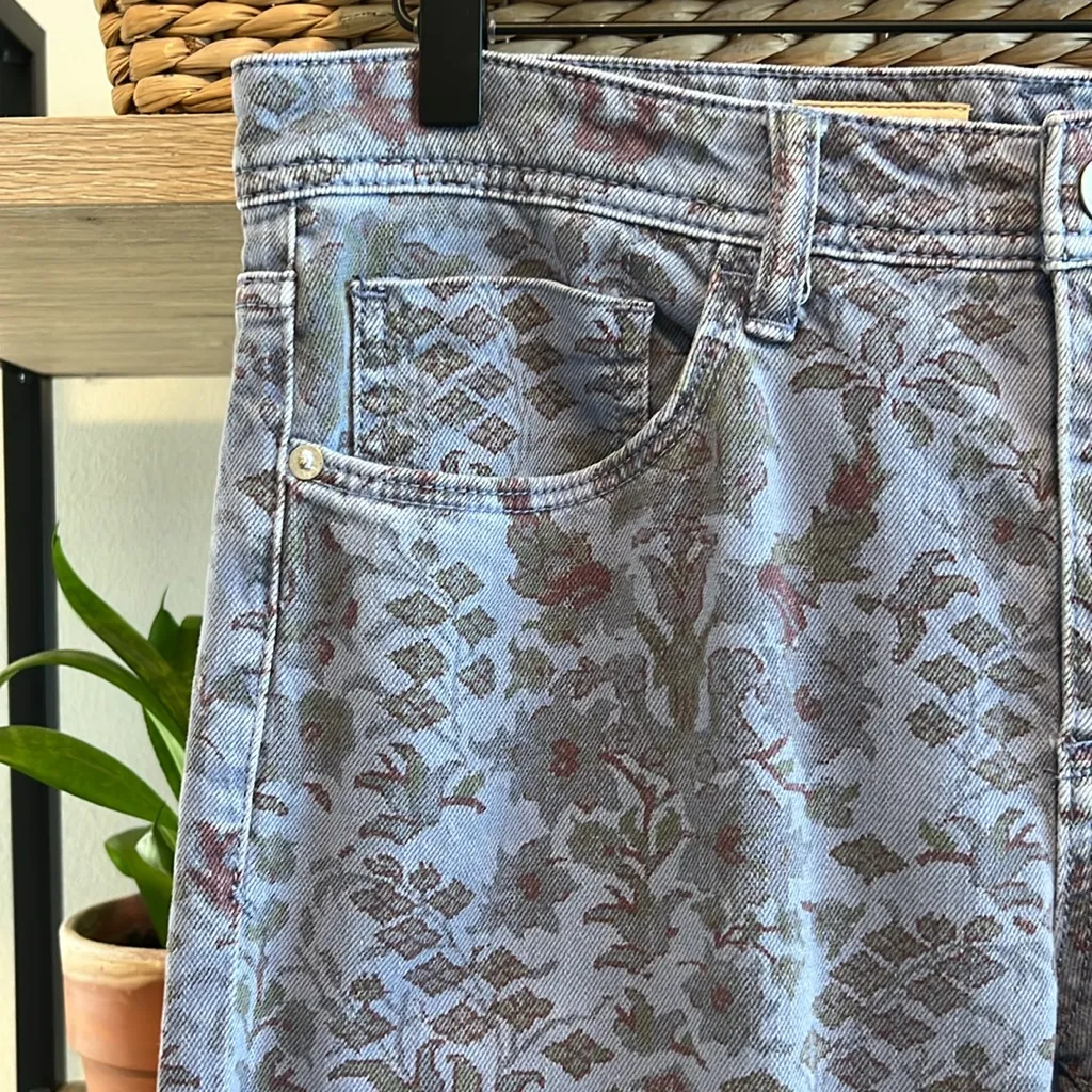 Pilcro and the Letterpress Mid-Rise Slim Boyfriend Printed Jeans, 30 - Image 4