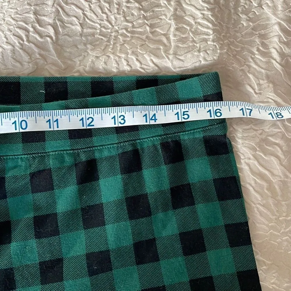 Style & Co Petite Basic Plaid Leggings Size PL Buffalo Green Plaid - Image 5